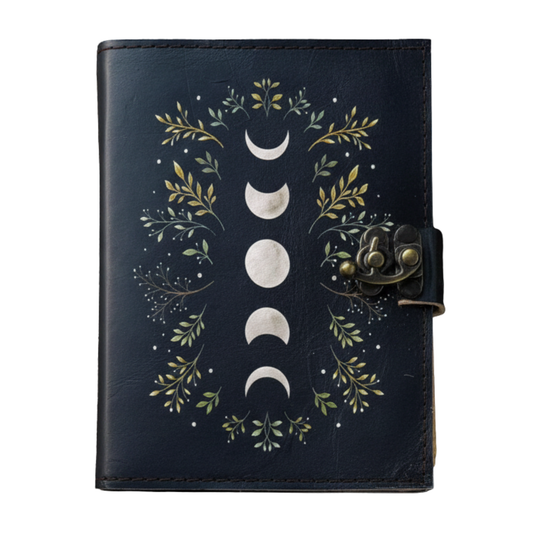 PRASTARA - Leather Diary for Man & Woman Size 7 x 5 inch deckle edge Pages Vintage Journal Notebook uv print