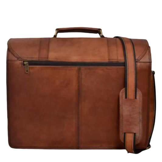 Leather Office travel Messenger Bag