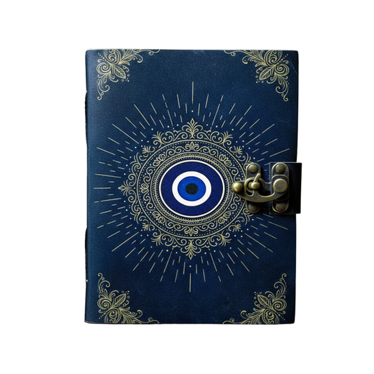 PRASTARA - Leather Diary for Man & Woman Size 7 x 5 inch deckle edge Pages Vintage Journal Notebook uv print