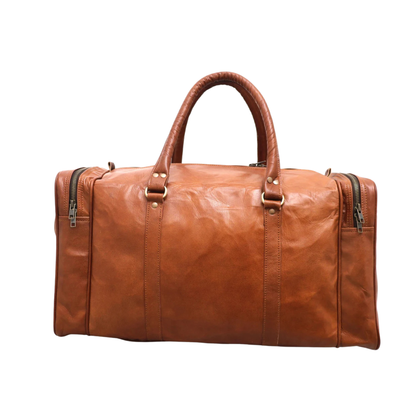 24" Personalized Leather Duffle Bag For Men Women Leather Travel Large Duffle Bag Gym Bag Weekender Luggage Overnight Bag Christmas Gift