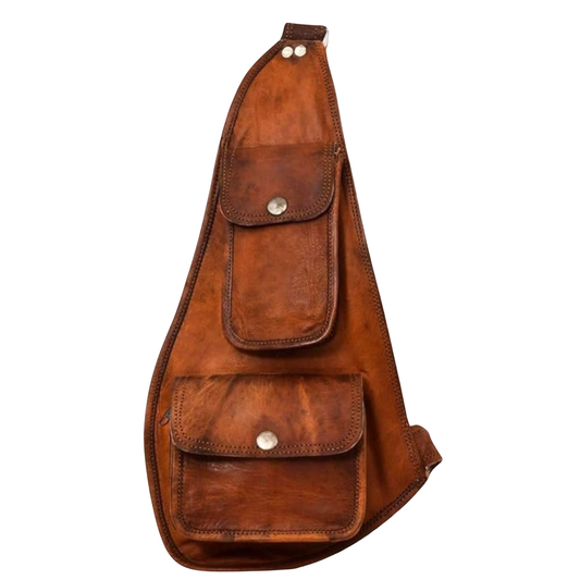 leather Crossbody Sling Bag