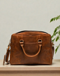 Leather laptop Backback