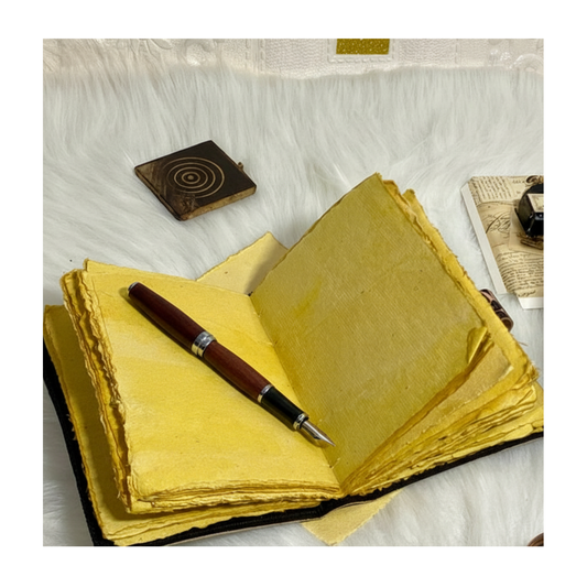 UV PRINT of Celtic Cat Leather Journal: Handmade Grimoire Book of Shadows