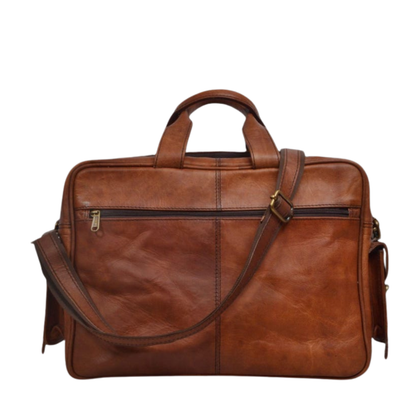 Leather Office travel Messenger Bag