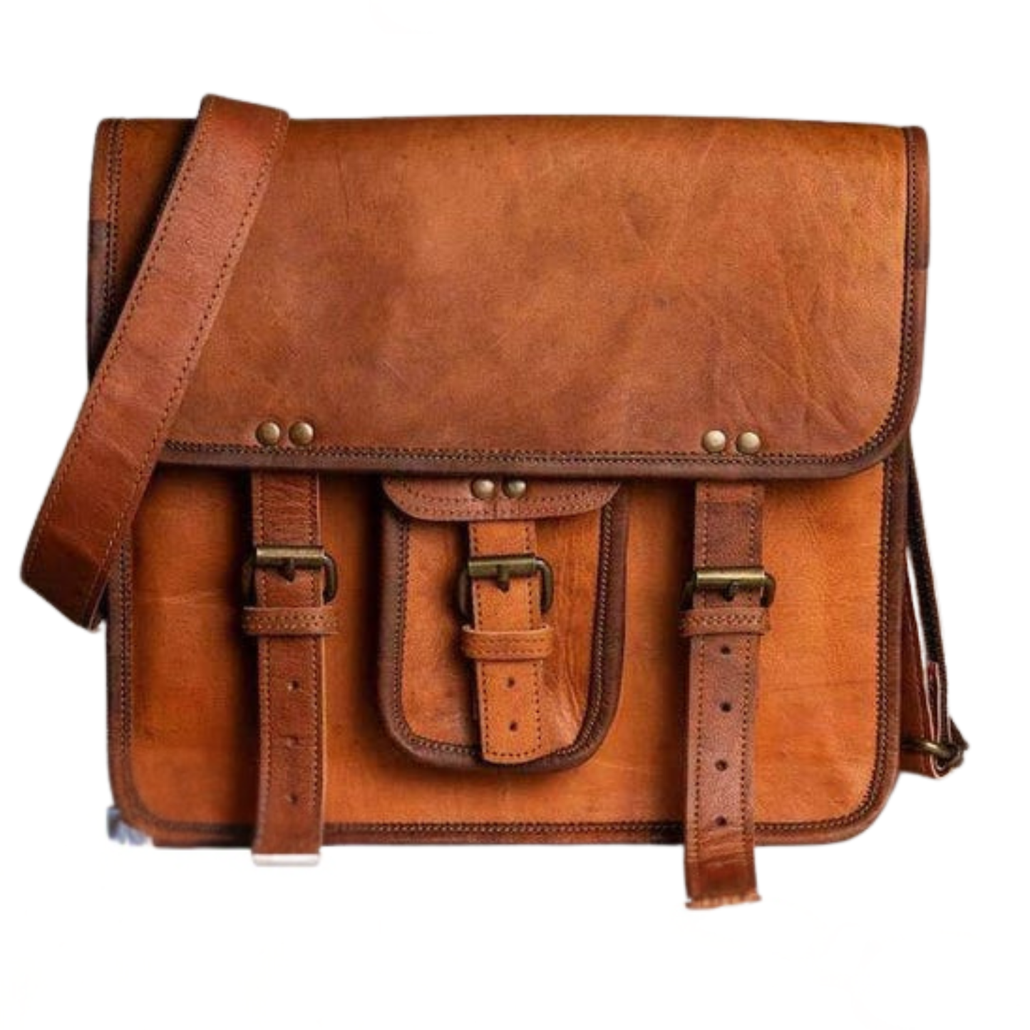 Leather  Messenger Bag