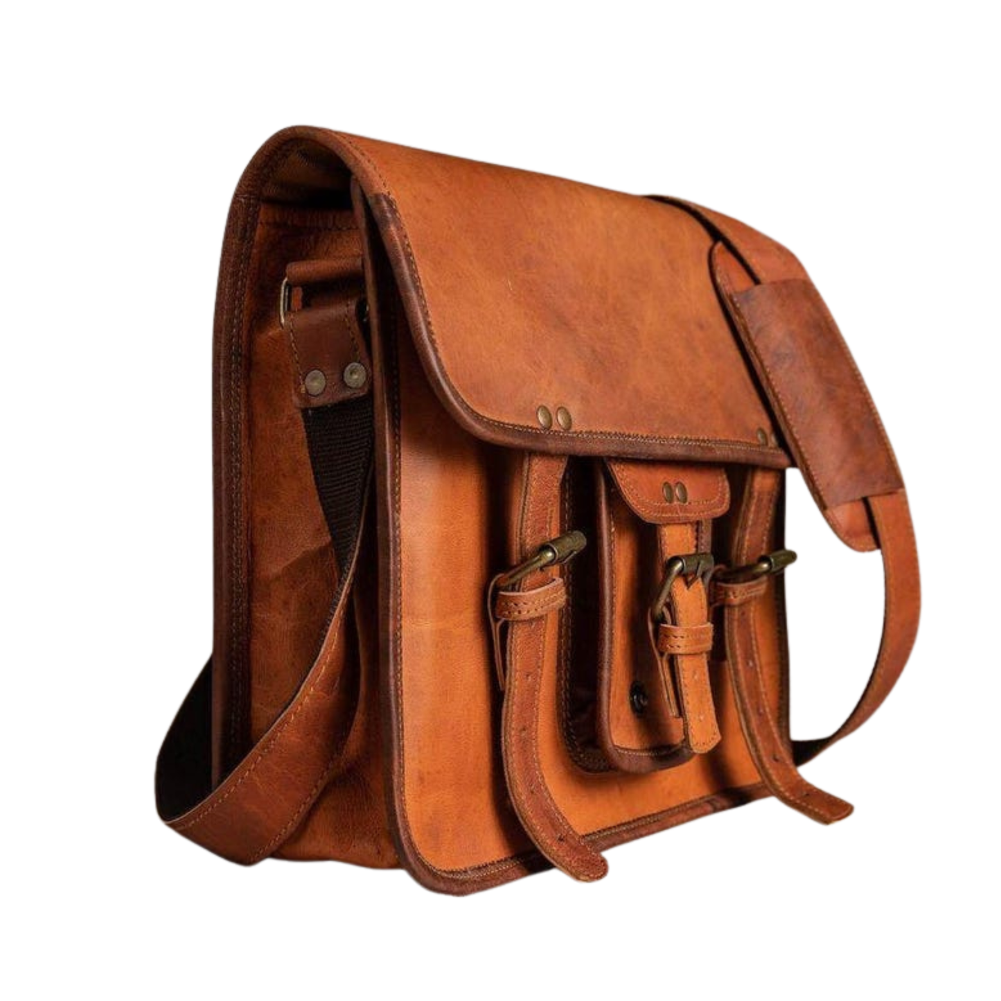 Leather  Messenger Bag