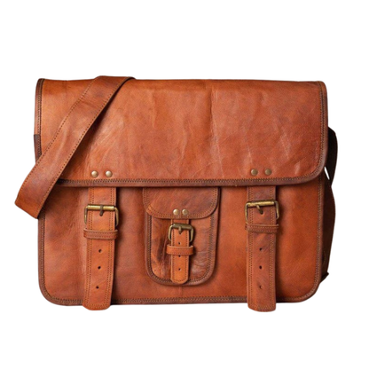 Leather  Messenger Bag