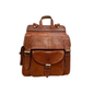 Leather laptop Backback