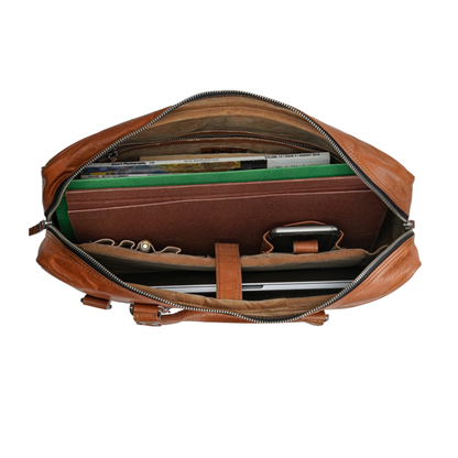 Leather Laptop Briefcase