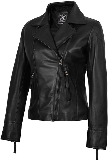 The Prastara Blingsoul Leather Jacket Women