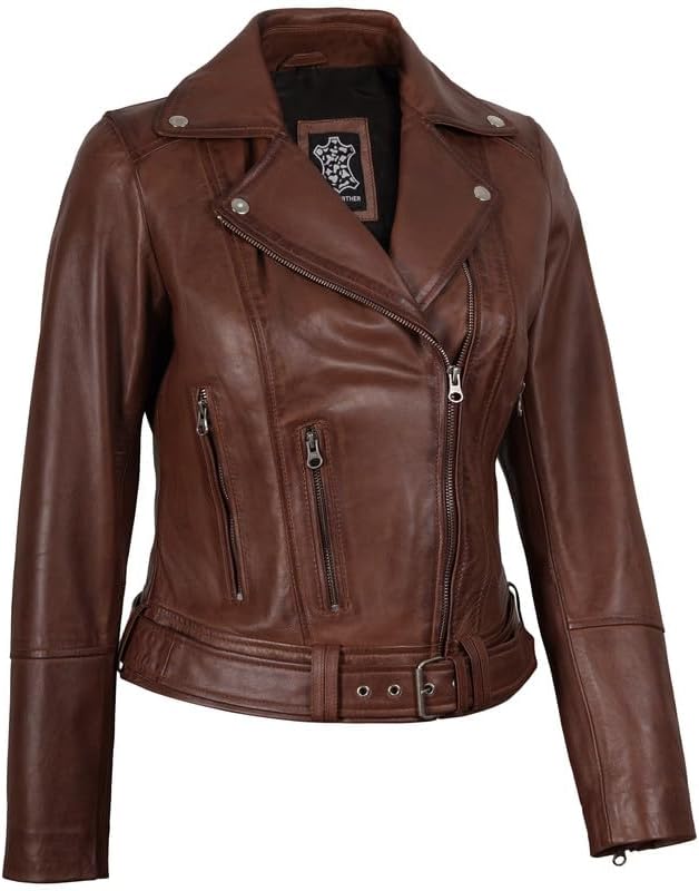 The Prastara Blingsoul Leather Jacket Women