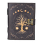 Prastara - TREE OF LIFE  CELESTIAL MOON 7X5" Handcrafted Leather Journal/Diary 200 Pages | 100% Genuine Leather
