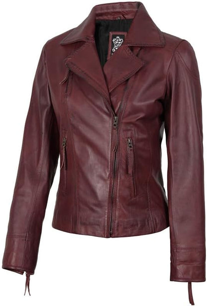 The Prastara Blingsoul Leather Jacket Women