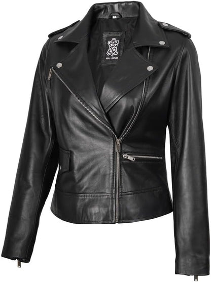 The Prastara Blingsoul Leather Jacket Women