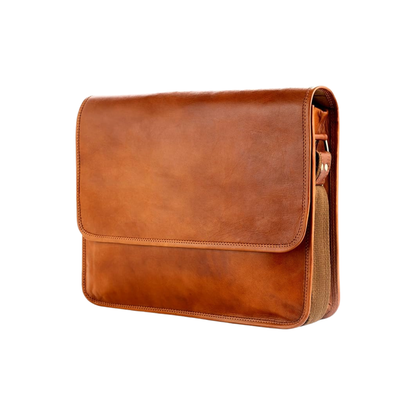 Leather Laptop shoulder Bag