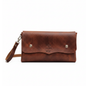 Personalized Leather Wrist Bag for Her – Custom Engraved Clutch Purse, Valentine’s Day Gift for Girlfriend, Wife, or Mom