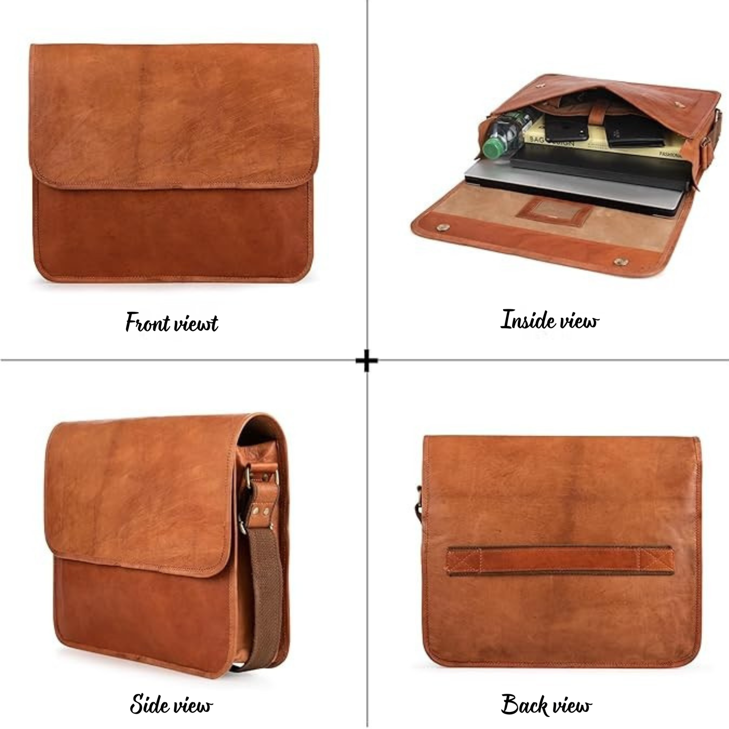 Leather Laptop shoulder Bag