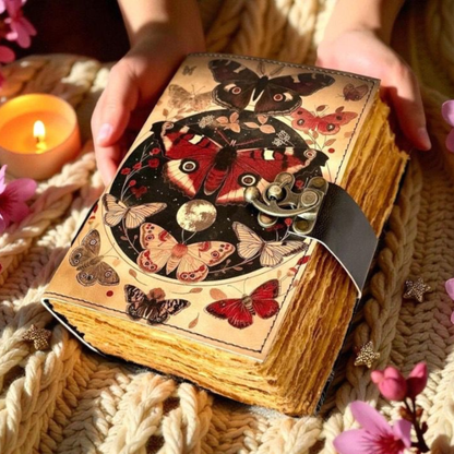 Prastara -Leather Bound Journal - , 7"X5", 220 Pages - Vintage Blank Paper Diary for Writing, Drawing, Sketchbook, and Travel Notebook - Ideal for Women and Men (Copy) (Copy) (Copy) (Copy)