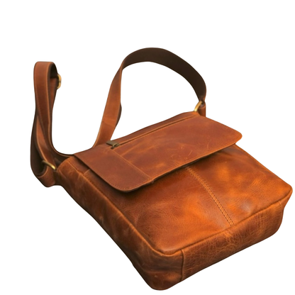 Classic Leather Hobo Shoulder Bag
