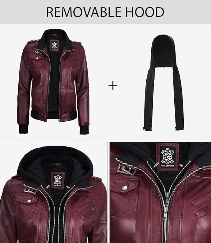 The Prastara fjackets Leather Jacket Women