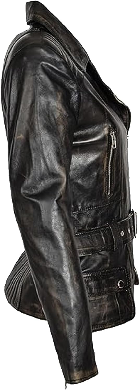 The Prastara Womens Genuine Lambskin Leather Jacket