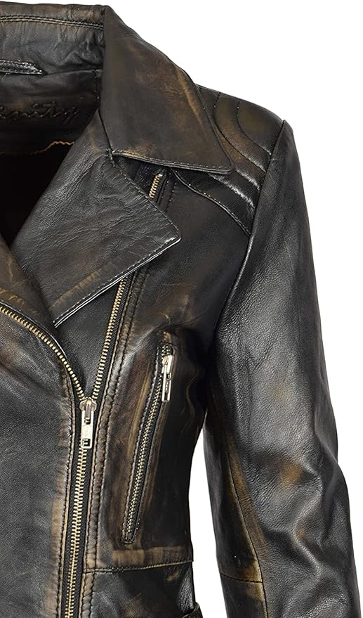 The Prastara Womens Genuine Lambskin Leather Jacket
