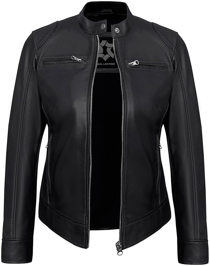 The Prastara Womens Leather Jacket