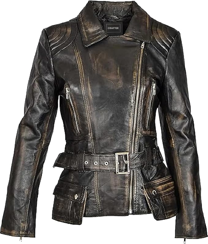 The Prastara Womens Genuine Lambskin Leather Jacket