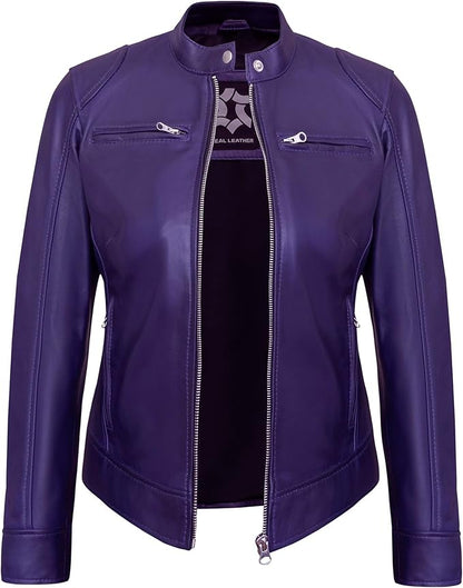 The Prastara Womens Leather Jacket