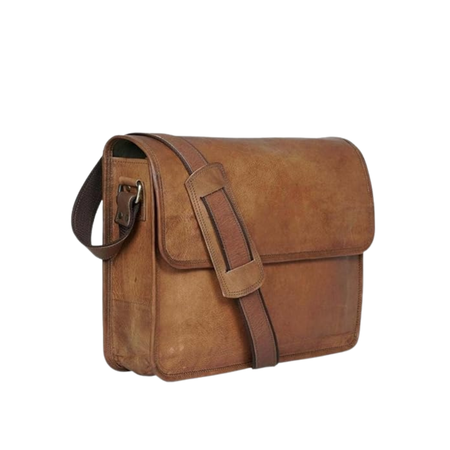 Leather Laptop Messenger Bag