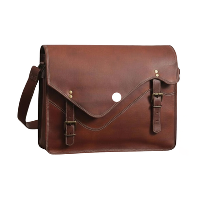 Leather Messenger Bag