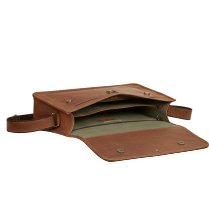 Leather Laptop Messenger Bag