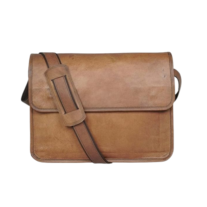 Leather Laptop Messenger Bag