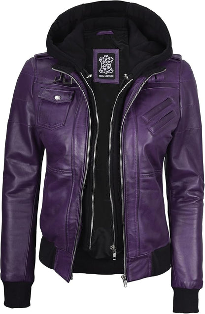 The Prastara fjackets Leather Jacket Women