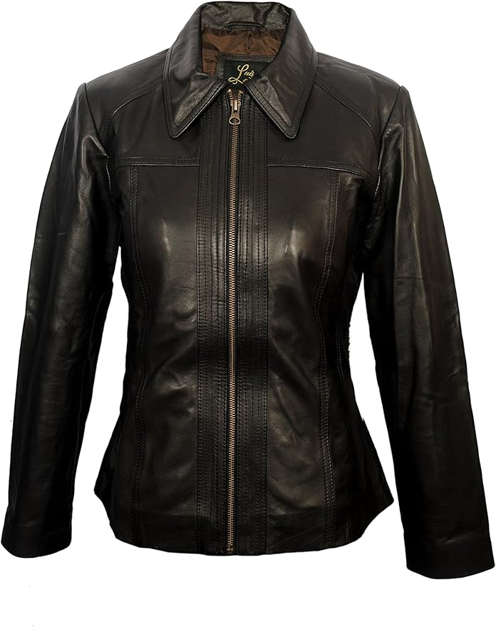 The Prastara Women's Lambskin Leather Jacket