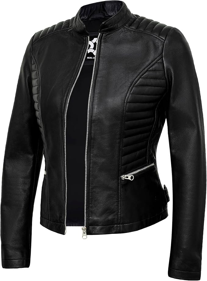 The Prastara Womens Leather Jacket