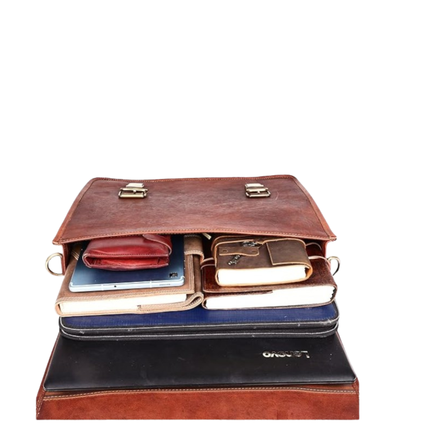 Leather Messenger Bag