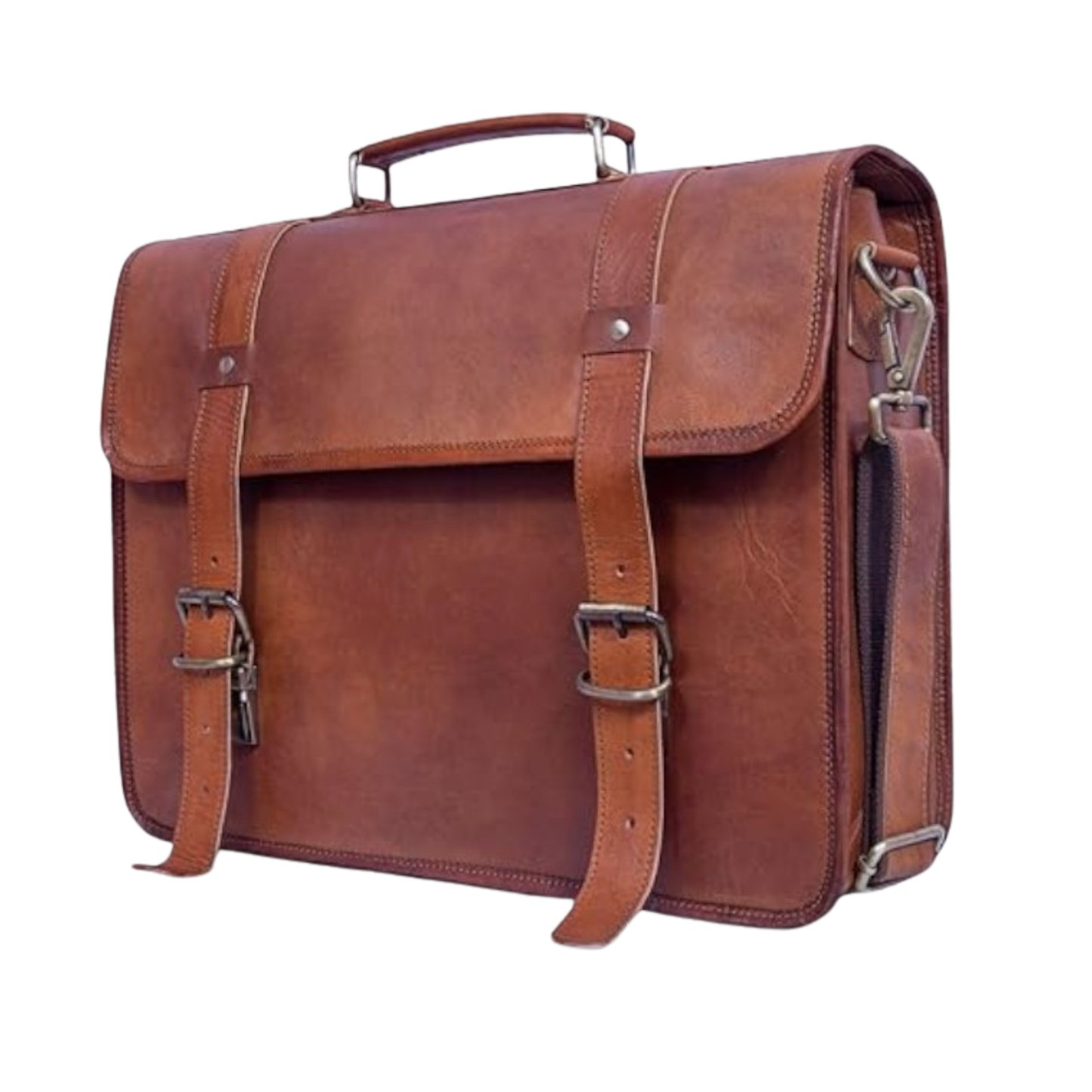 Leather Messenger Bag