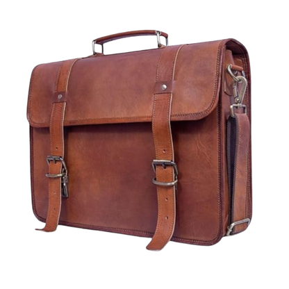 Leather Messenger Bag