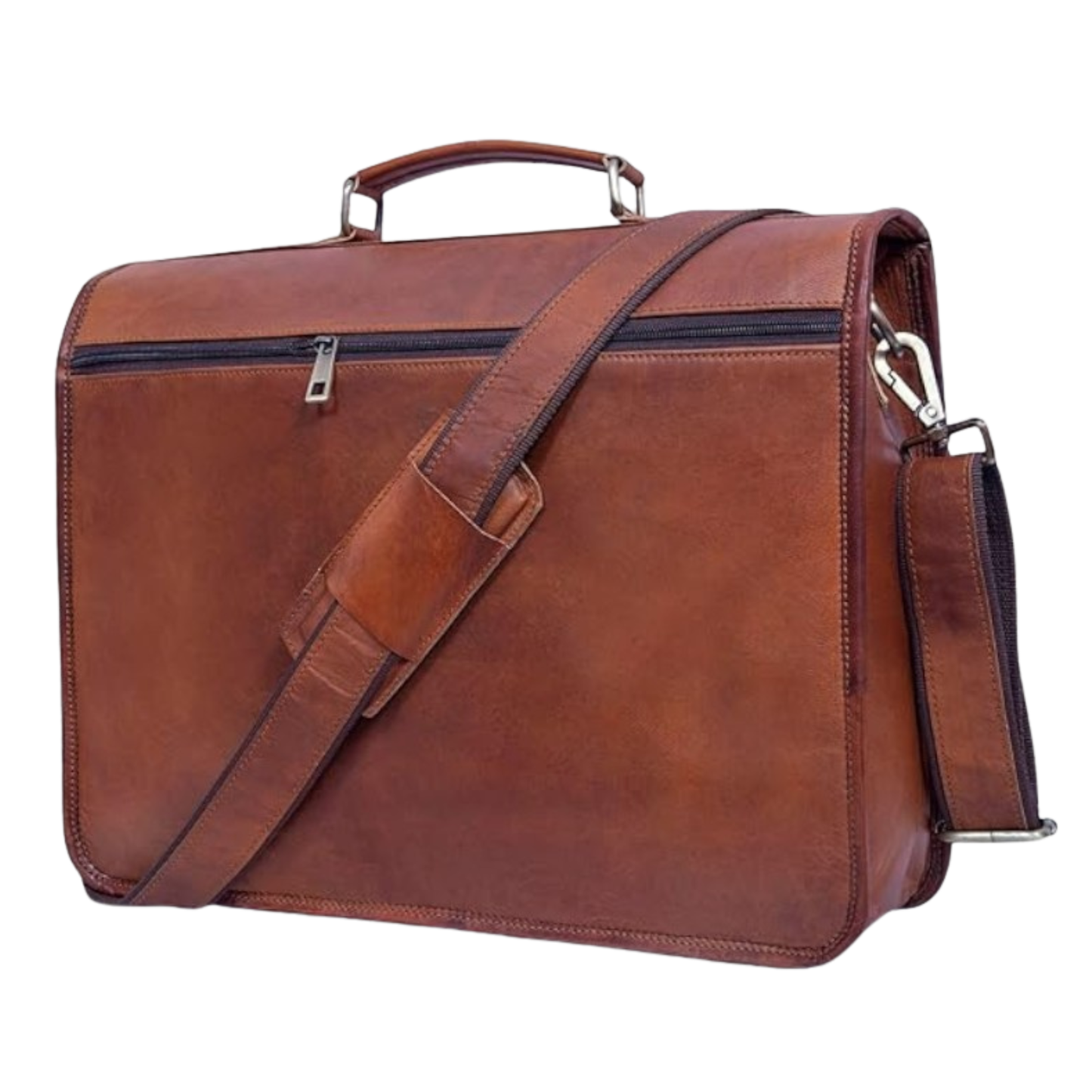 Leather Messenger Bag
