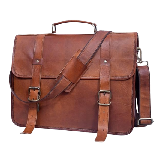 Leather Messenger Bag