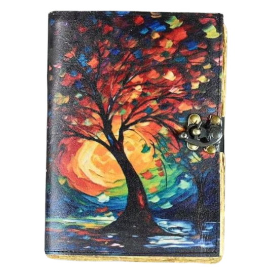 Prastara -Leather Bound Journal - , 7"X5", 600   Pages - Vintage Blank Paper Diary for Writing, Drawing, Sketchbook, and Travel Notebook - Ideal for Women and Men