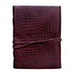 Vintage Leather Journal – 200 Handmade Vintage Deckle Edge Paper – Leather bound Journal For Women Men – Vintage Key Closure - Book of Shadows - Cappuccino Brown - 7X5
