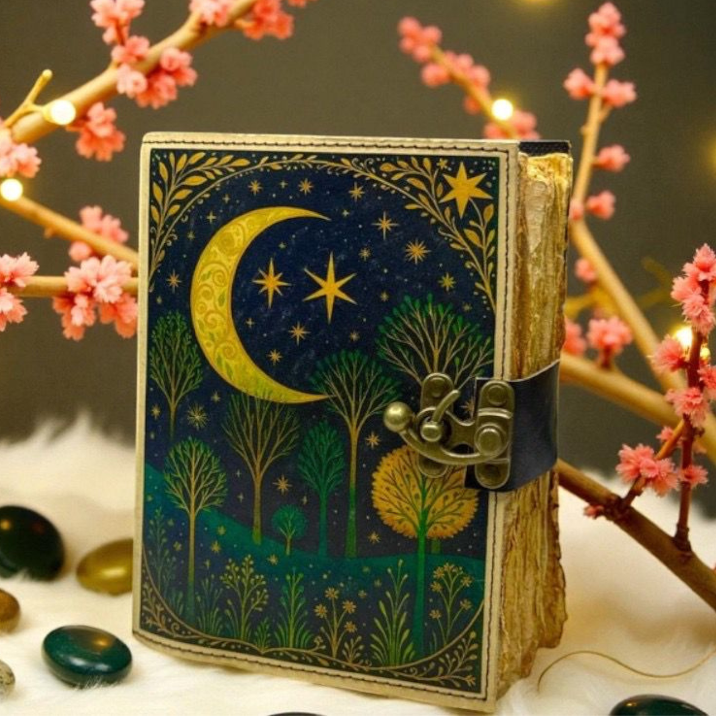 Prastara -Leather Bound Journal - 7"X5", 220 Pages - Vintage Blank Paper Diary for Writing, Drawing, Sketchbook, and Travel Notebook - Ideal for Women and Men (Copy) (Copy) (Copy) (Copy) (Copy)