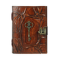 Leather Vintage Journal Retro Travel Diary an Exclusive Handmade Paper Notebook with Key Leather Bound Journal Vintage Journal for Man and Women (The Key