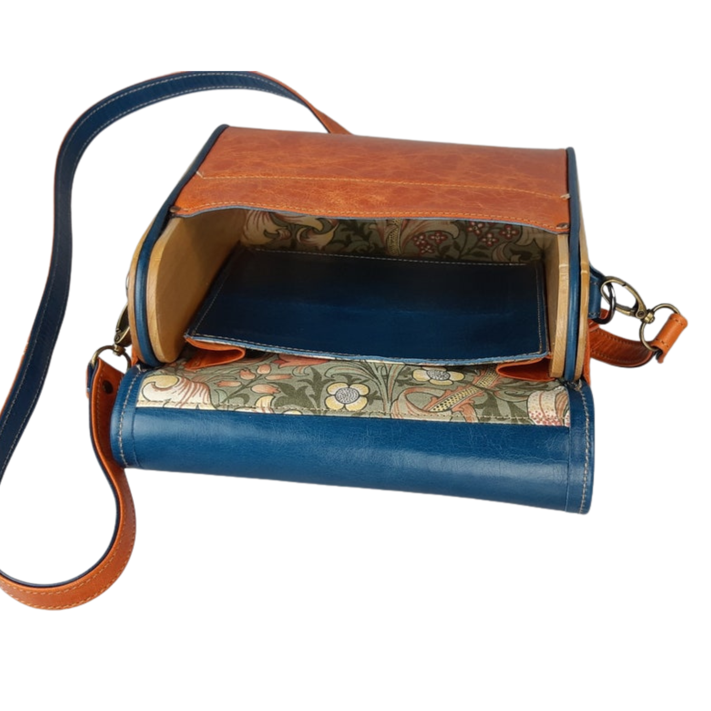 100% Natural Goat Leather Shoulder Bag Handmade Unisex