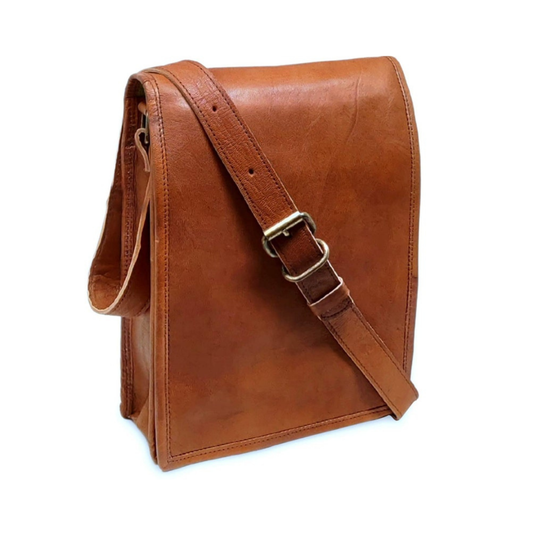 Handmade Personalized Genuine leather Satchel bag for iPad bag shoulder bag for Men & Women gift for men office bag work rustic bag Satchel