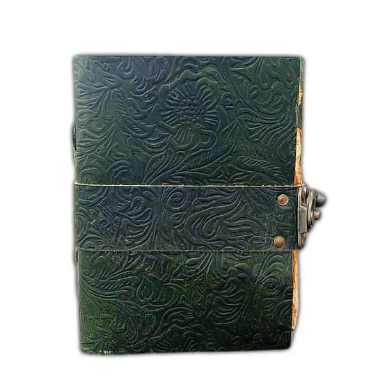 Leather Journal Notebook - Genuine Leather Journals for Writing 200 Pages 5x7 Inches Vintage Journal For Man and Women Gifts For Man Artist,Travel Journal, Green