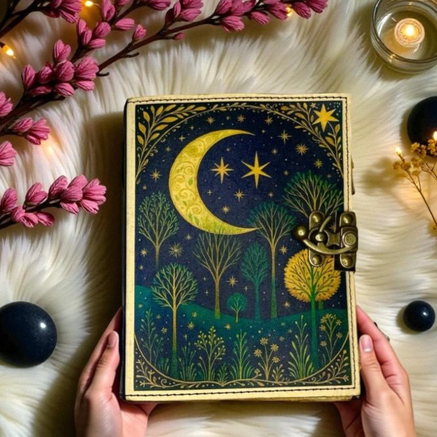 Prastara -Leather Bound Journal - 7"X5", 220 Pages - Vintage Blank Paper Diary for Writing, Drawing, Sketchbook, and Travel Notebook - Ideal for Women and Men (Copy) (Copy) (Copy) (Copy) (Copy)