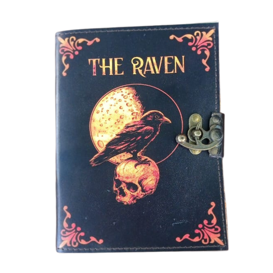 Magical Raven Skull Spiral Notebook Mystery Crow Journal Grimoire Witchcraft Journal Great for Halloween and Raven Lovers